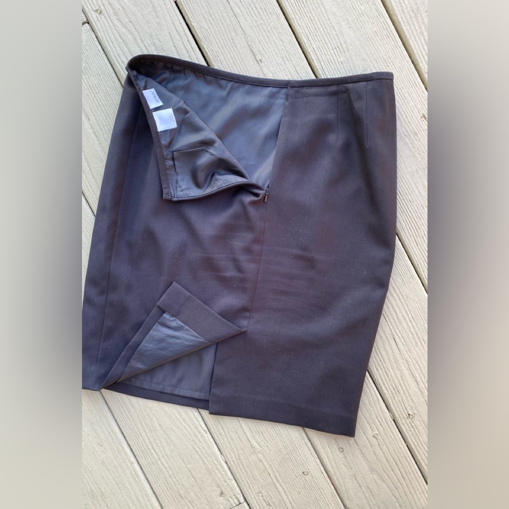 Kasper - Elegant Black Women's Midi Pencil Skirt, Size: 10 (see measurements) - Picture 4 of 6